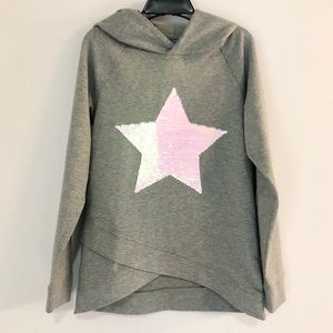 Rumi + Ryder Star Tulip Hem Hoodie